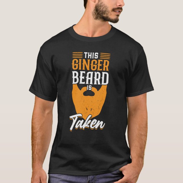 Dieser Ingwer-Bart wird mit Valentinbart genommen T-Shirt (Vorderseite)