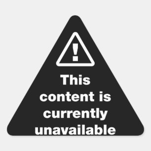 ⚠ dieser Inhalt ist derzeit nicht verfügbar Dreiec Dreieckiger Aufkleber