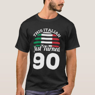 Dieser Italiener hat gerade 90 Italien 90. T-Shirt