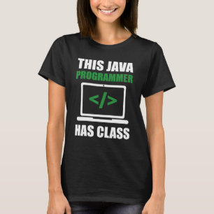Dieser Java-Programmierer verfügt über Klassenprog T-Shirt
