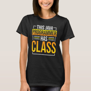 Dieser Java-Programmierer verfügt über Klassenprog T-Shirt