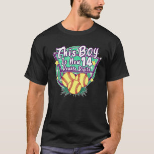 Dieser Junge ist jetzt 14 zweistellige Geburtstags T-Shirt