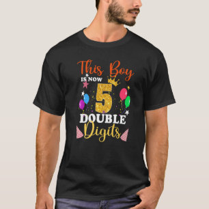 Dieser Junge ist jetzt doppelt geziffert Geburtsta T-Shirt