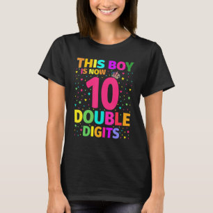 Dieser Junge ist jetzt zweistellig, 10. Geburtstag T-Shirt