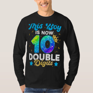 Dieser Junge ist jetzt zweistellig Geburtstagskind T-Shirt