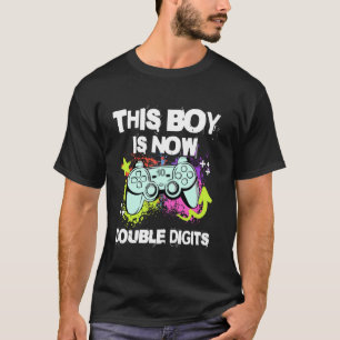 Dieser Junge ist jetzt zweistellige Video Game 10. T-Shirt
