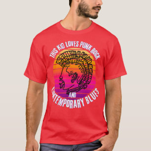 dieser Junge Lieben Punk Rock und zeitgenössische  T-Shirt