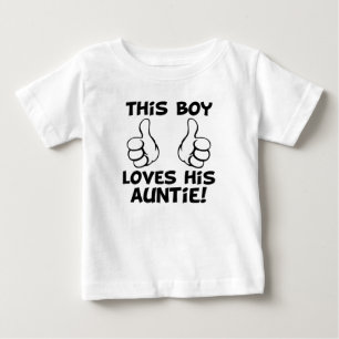 Dieser Junge Lieben sein lustiges Baby-Junge-Shirt Baby T-shirt