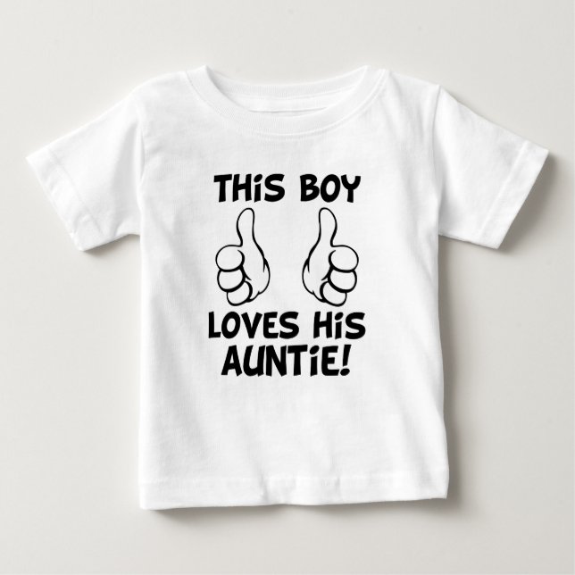 Dieser Junge Lieben sein lustiges Baby-Junge-Shirt Baby T-shirt (Vorderseite)