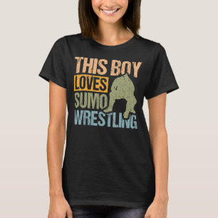 Dieser Junge Lieben Sumo Wrestling Sumo und Wrestl T-Shirt