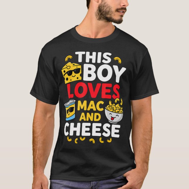 Dieser Junge liebt Mac und T-Shirt (Vorderseite)