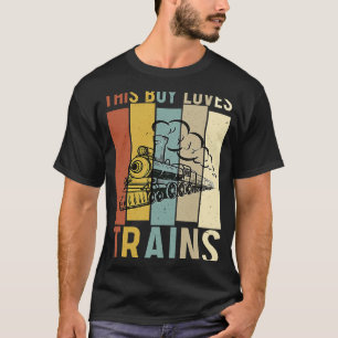 Dieser Junge liebt Züge Zug Jungen Zug Lokomotive T-Shirt