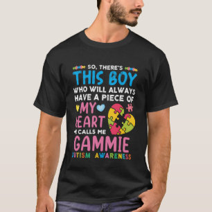 Dieser Junge nennt mich Omi Autismusbewusstsein T-Shirt