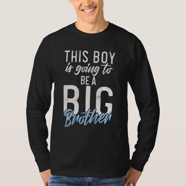 Dieser Junge wird ein großer Bruder sein T-Shirt (Vorderseite)