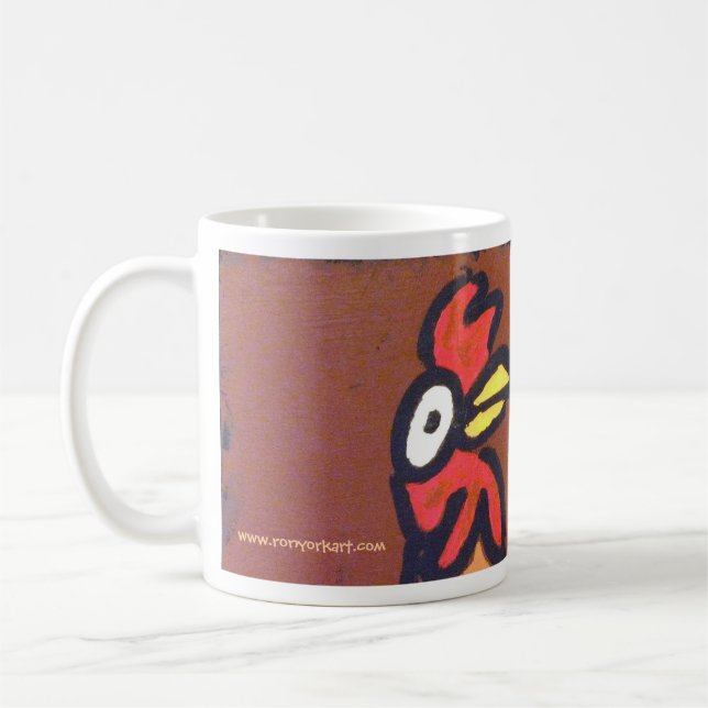 Dieser Kaffee konnte ein Huhn bellen lassen! Tasse (Links)