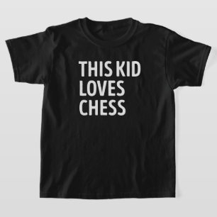 Dieser Kid Liebe Schachspieler T-Shirt