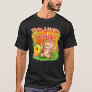 Dieser kleine Affe 9 Jahre alt Kinder 9. Geburtsta T-Shirt