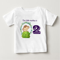 Dieser kleine Affe Niedlich Safari Geburtstag