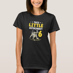 Dieser kleine Astronaut ist ein 6-Planet-Schiff gl T-Shirt