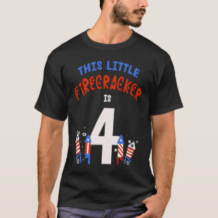 Dieser kleine FIRECRACKER ist 4 Feuerwerk 4. Juli  T-Shirt