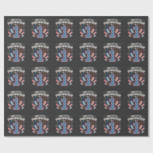 Dieser kleine Firecracker ist am 4. Juli zum 1. Ge Geschenkpapier