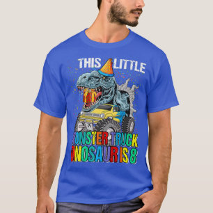 Dieser kleine Monster-Truck-Dinosaurier ist zum 8. T-Shirt