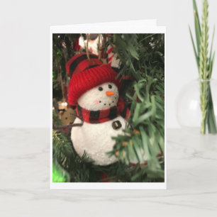 DIESER KLEINE SNOWMAN WILL zu SAGEN *NUR CHRISTMAS Feiertagskarte