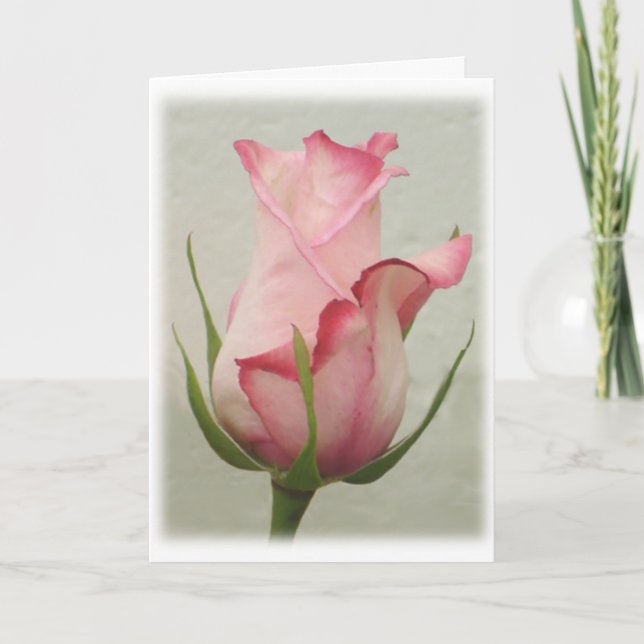 Dieser Knospen ist für dich! Feiertagskarte (Vorderseite)