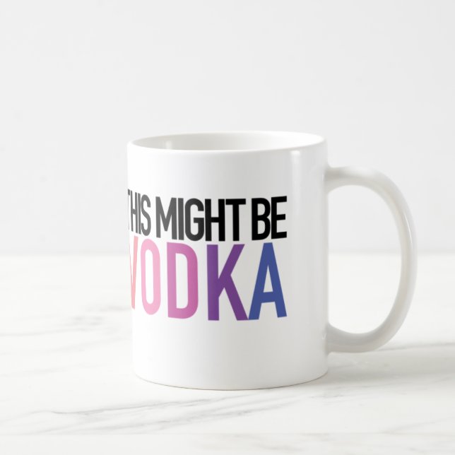 "Dieser könnte Wodka-sein" Tee/Kaffee-Tasse Kaffeetasse (Rechts)