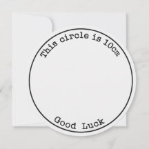 Dieser Kreis ist 10 cm Viel Glück Funny Pregnancy