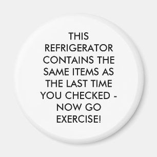 DIESER KÜHLSCHRANK ENTHÄLT DIE GLEICHEN.. MAGNET