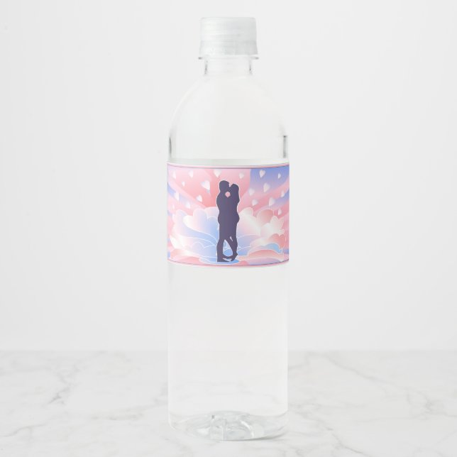 Dieser Kuss Wasserflaschenetikett (Vorderseite)