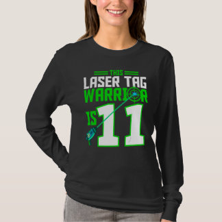 Dieser Laser Tag Warrior ist 11 Gaming Birthday Pa T-Shirt