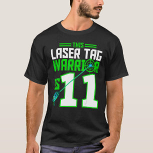 Dieser Laser Tag Warrior ist 11 Gaming Birthday Pa T-Shirt