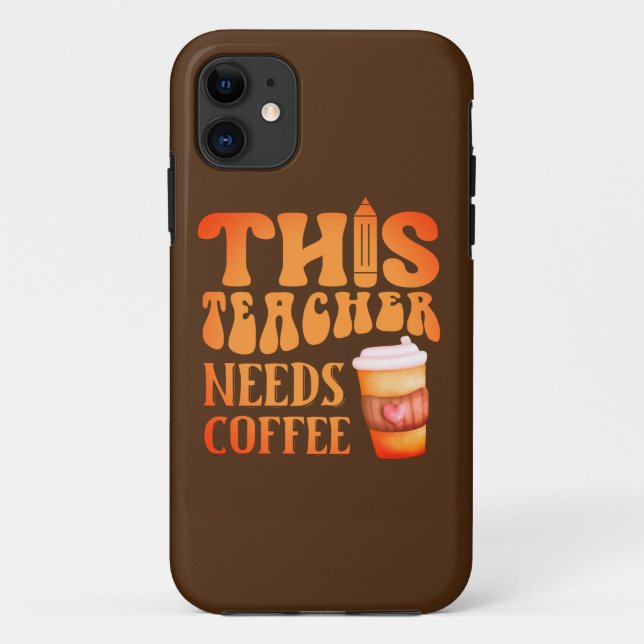 DIESER LEHRER BRAUCHT KAFFEE-Kaffee-Angebot für Le Case-Mate iPhone Hülle (Rückseite)