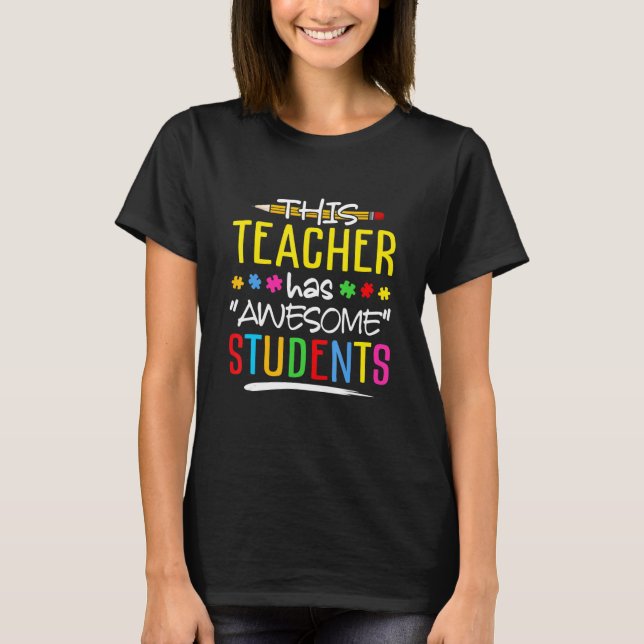 Dieser Lehrer hat Phantastischen Schüler T-Shirt (Vorderseite)