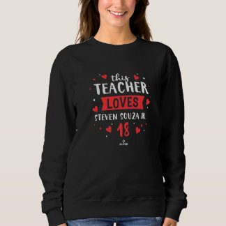 Dieser Lehrer Lieben Steven Souza Jr Los Angeles Sweatshirt