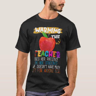 Dieser Lehrer nutzt ihre Geduld an ihren Schülern, T-Shirt