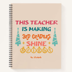 Dieser Lehrer personalisiert Weihnachten Notizbuch