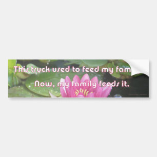 Dieser LKW benutzt, um meine Familie zu füttern Autoaufkleber