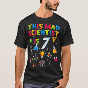 Dieser Mad Scientist ist 7. Geburtstagswissenschaf T-Shirt