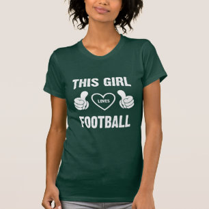 DIESER MÄDCHEN-LIEBE-FUSSBALL T-Shirt