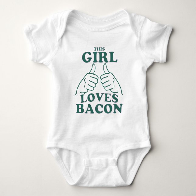 Dieser MÄDCHEN Liebe-Speck T-Shirt (Vorderseite)