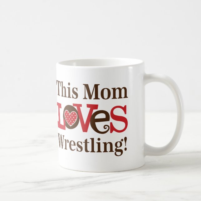 Dieser Mama-Liebe-Wrestling Kaffeetasse (Rechts)