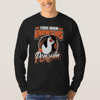 Dieser Mann kennt seinen Vogelkönig Pinguin Sea Bi T-Shirt