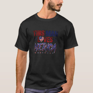 Dieser Mann Liebe America USA Flag T-Shirt