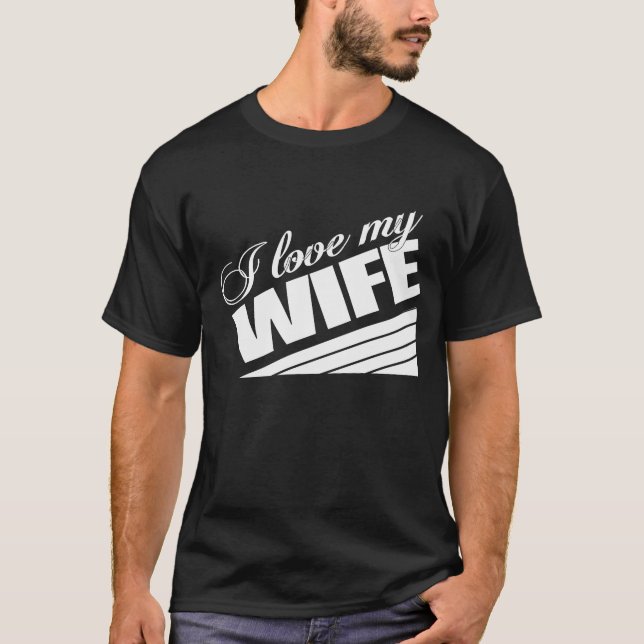 Dieser Mann Liebe seine Ehefrau T-Shirt (Vorderseite)