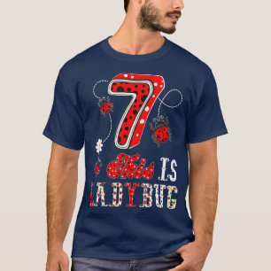 Dieser Marienkäfer ist 7 Jahre alt 7. Geburtstagsm T-Shirt