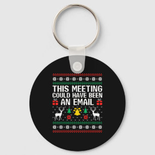 Dieser Meeting Hätte Ein Email-Hässlicher-Pullover Schlüsselanhänger