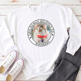 Dieser Mensch gehört zum Namen der Hunde - Benutze Sweatshirt